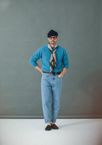 Jean Selvedge blue bleach -  Comfort Fit